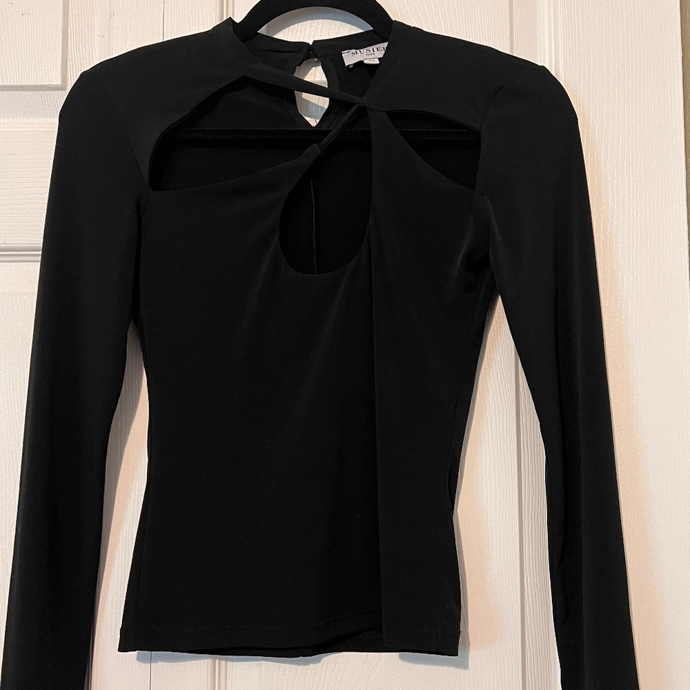Musier Paris - Eleonore Cut-out Stretch-crepe Top - XS